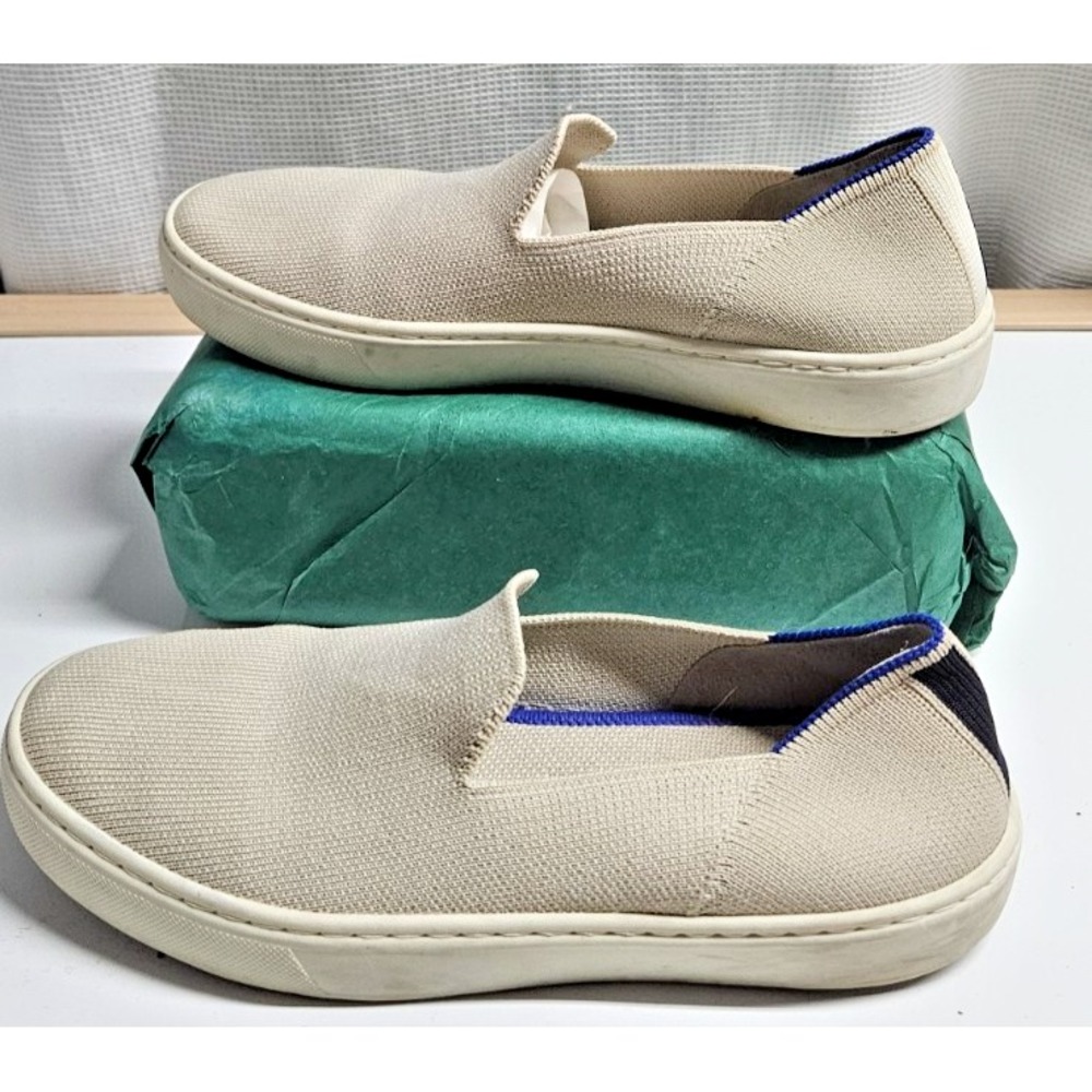 ROTHY'S The Sneaker‎ woman Sz 6 sand ivory knit slip on